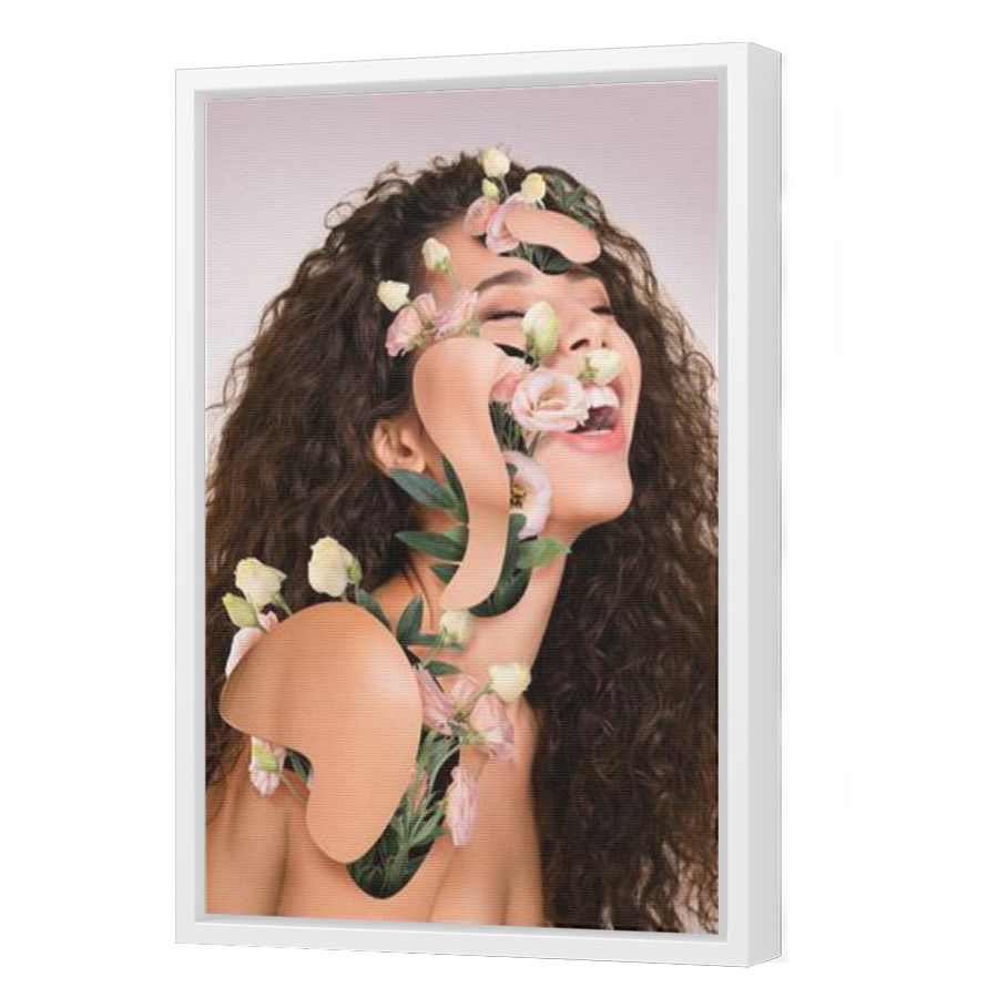 Thumbnail for Canvas - White Floating Frame