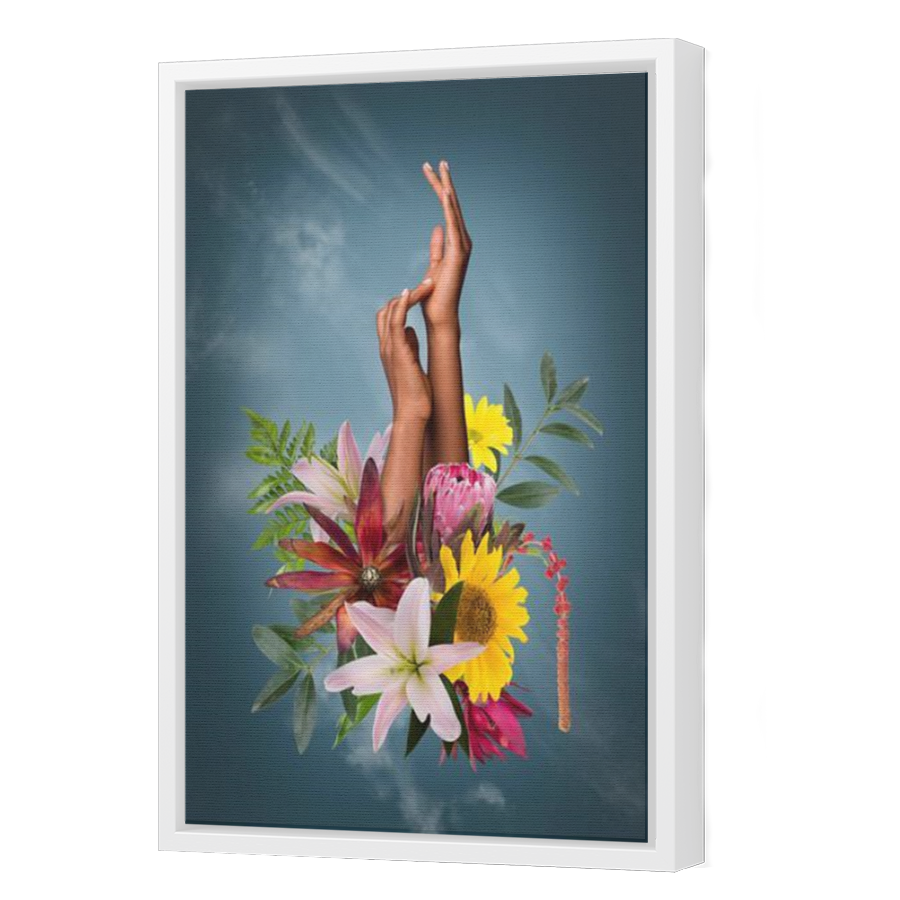Thumbnail for Canvas - White Floating Frame