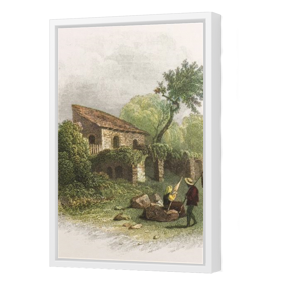 Thumbnail for Canvas - White Floating Frame