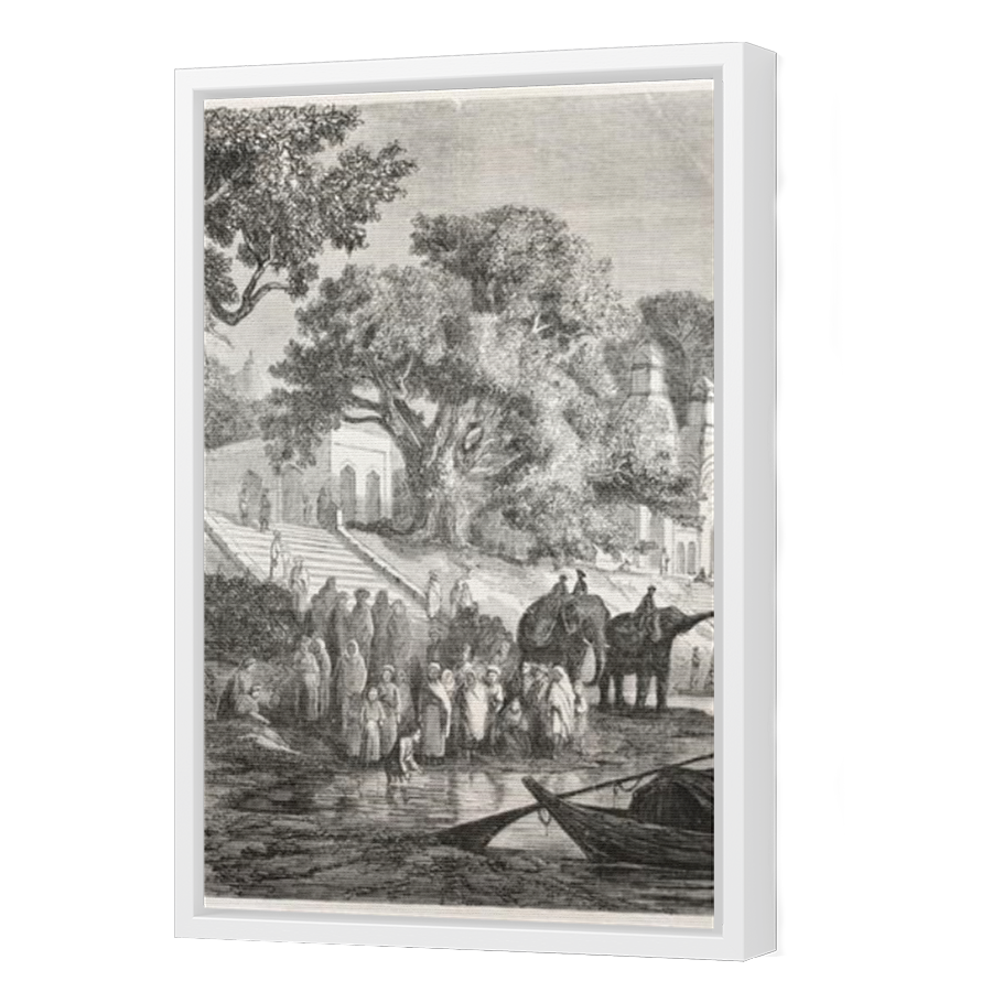 Thumbnail for Canvas - White Floating Frame