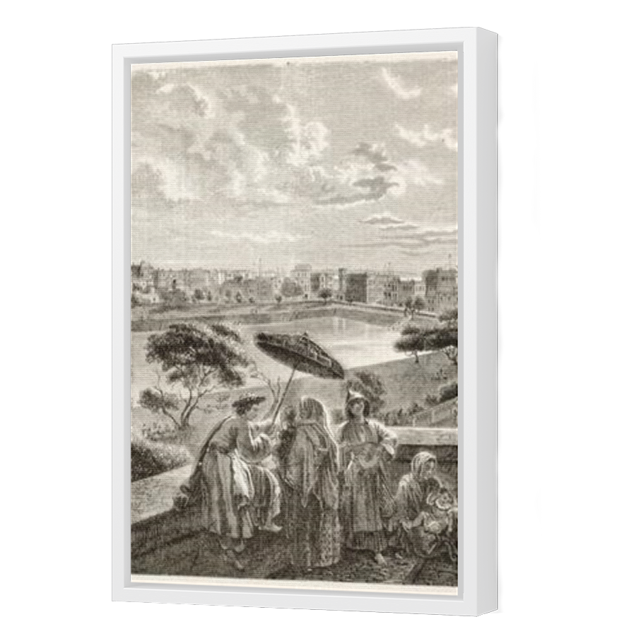 Thumbnail for Canvas - White Floating Frame