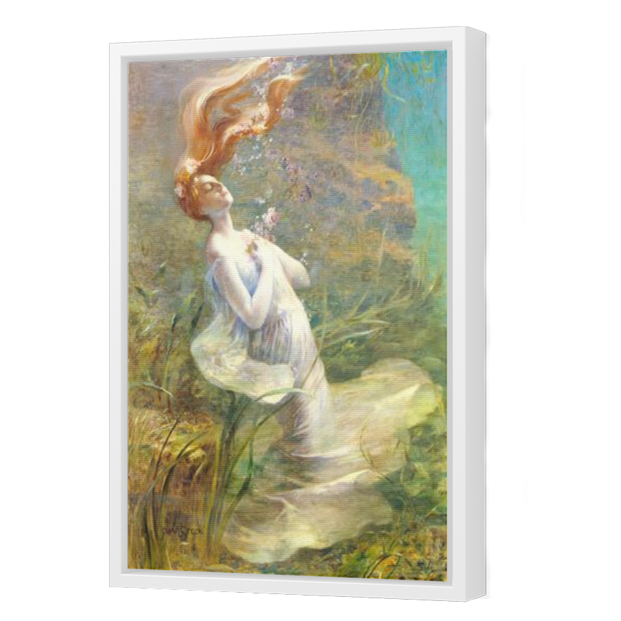 Thumbnail for Canvas - White Floating Frame
