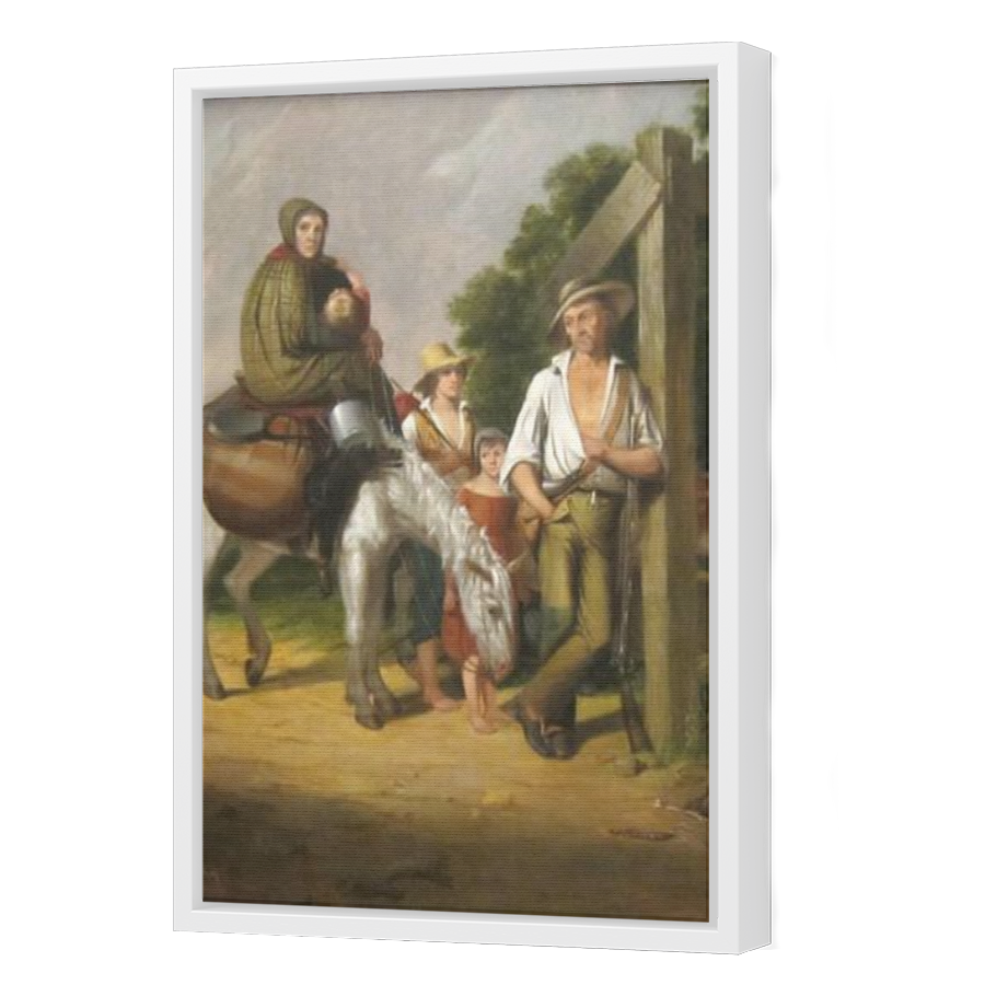 Thumbnail for Canvas - White Floating Frame