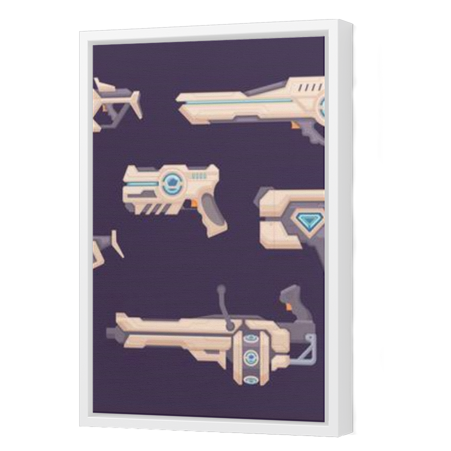 Thumbnail for Canvas - White Floating Frame