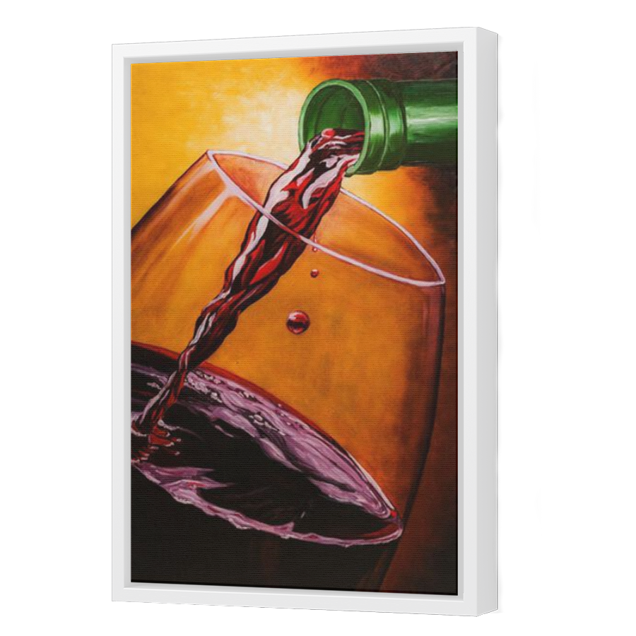 Thumbnail for Canvas - White Floating Frame