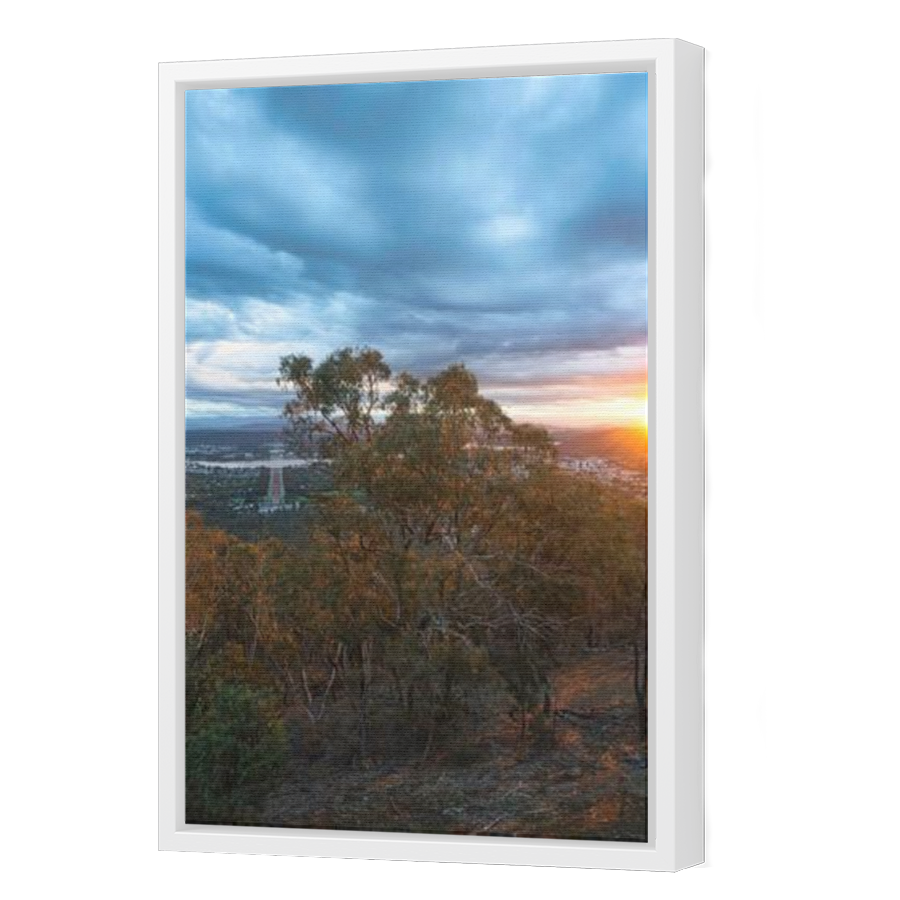 Thumbnail for Canvas - White Floating Frame