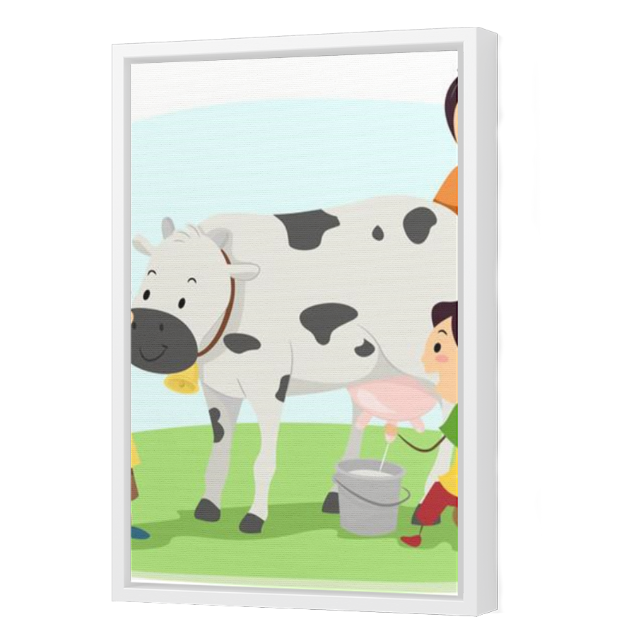 Thumbnail for Canvas - White Floating Frame