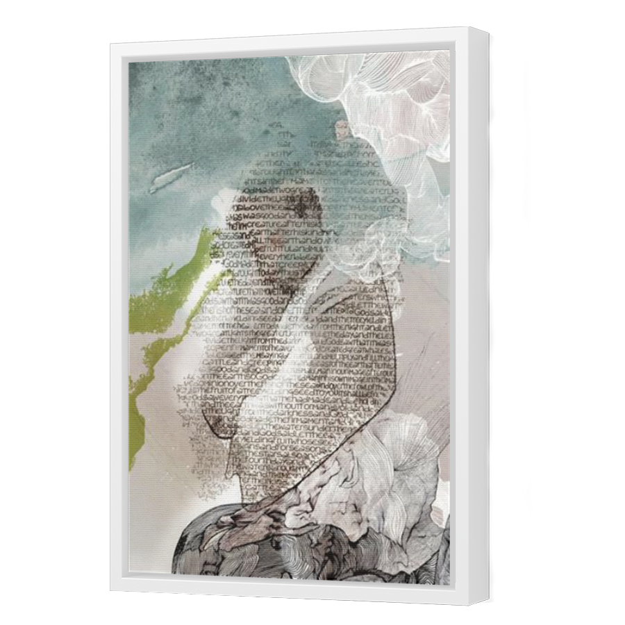 Thumbnail for Canvas - White Floating Frame