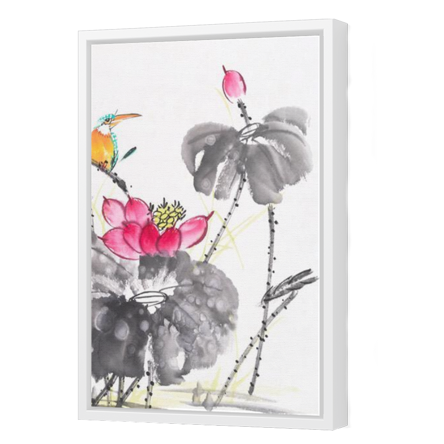 Thumbnail for Canvas - White Floating Frame