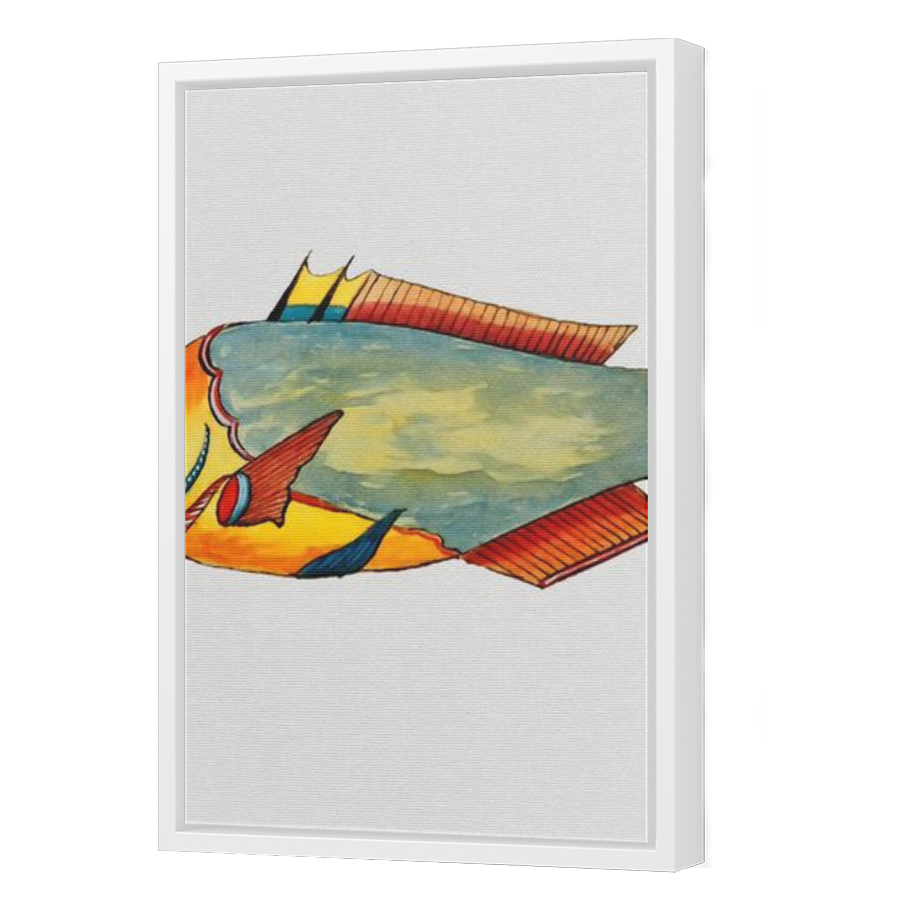 Thumbnail for Canvas - White Floating Frame