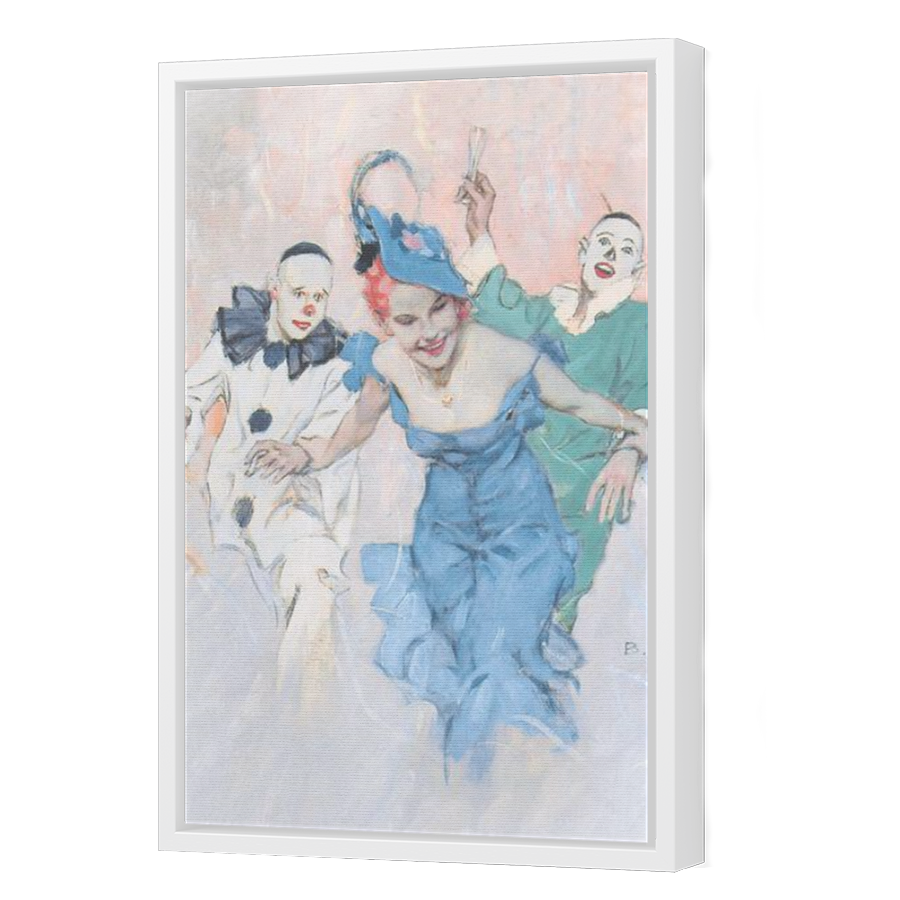 Thumbnail for Canvas - White Floating Frame