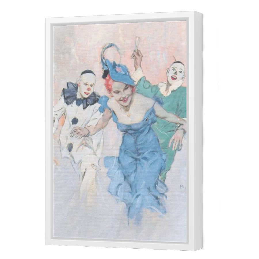 Thumbnail for Canvas - White Floating Frame