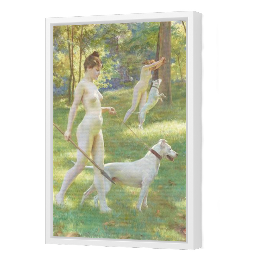 Thumbnail for Canvas - White Floating Frame