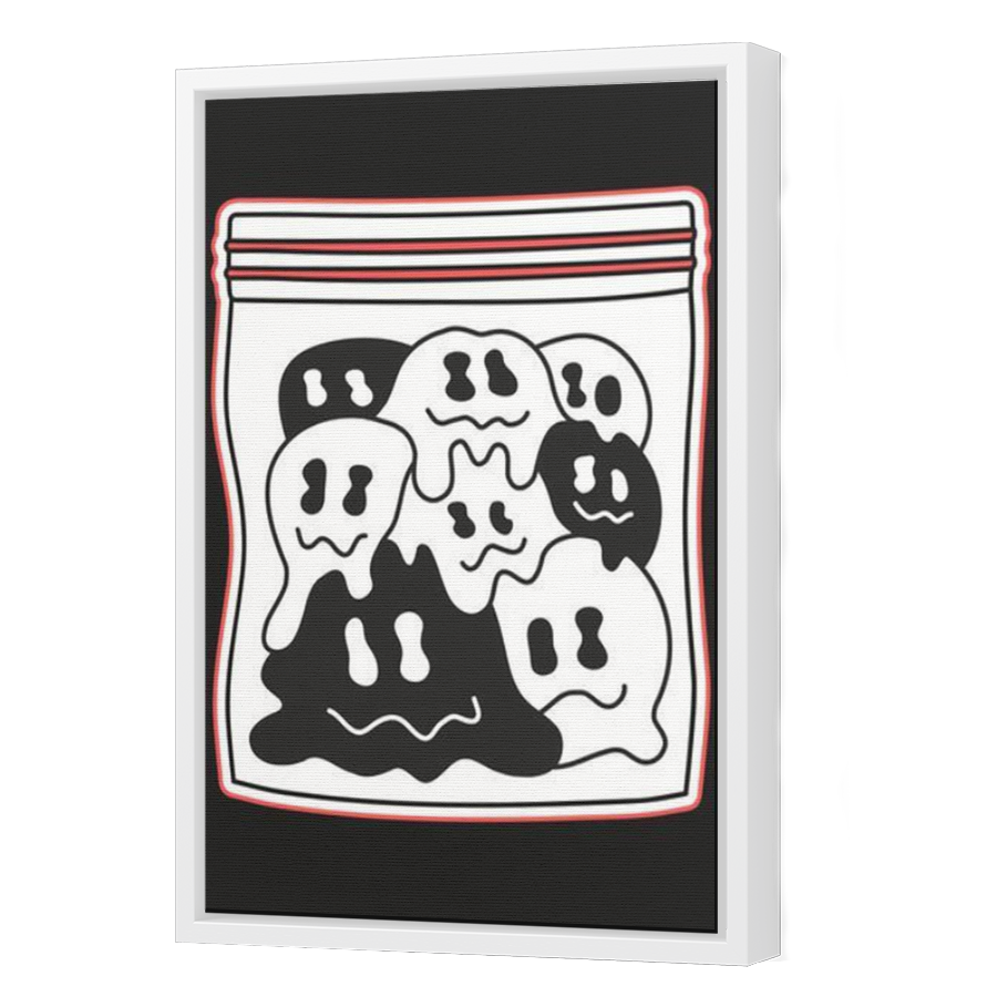 Thumbnail for Canvas - White Floating Frame