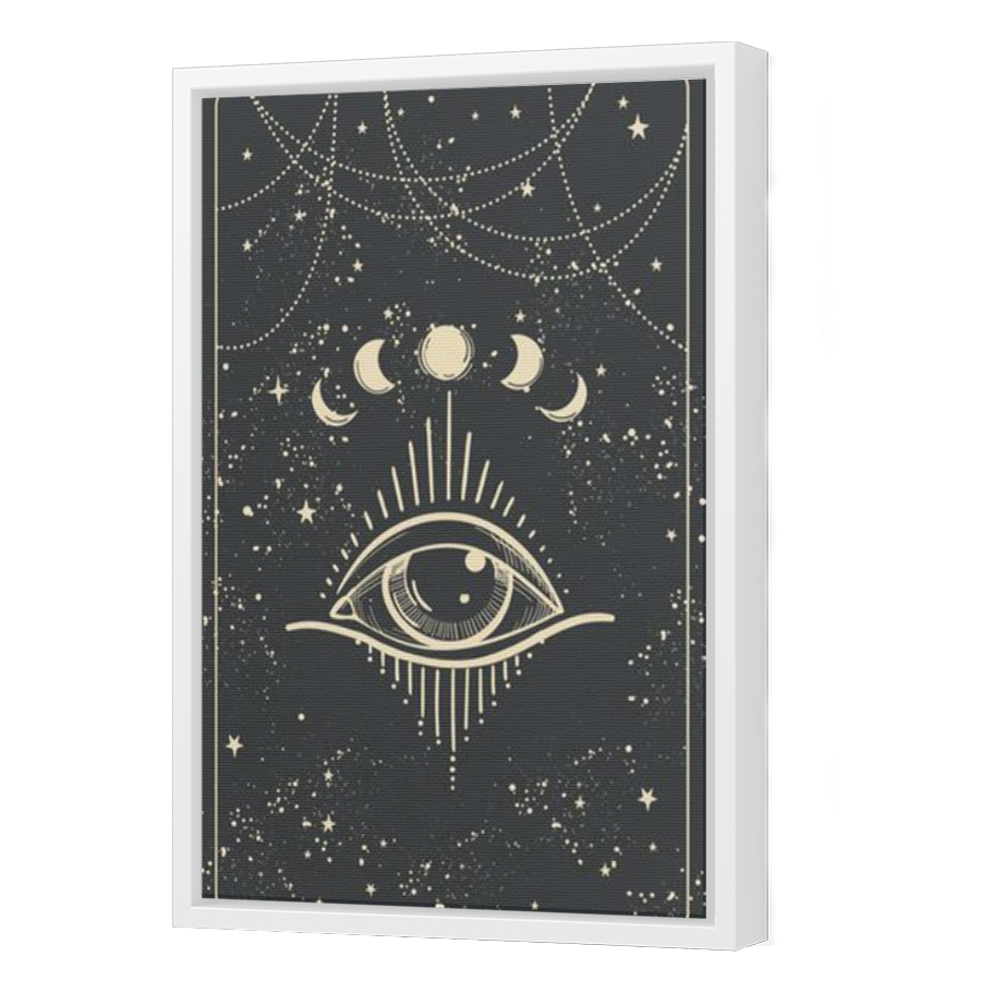 Thumbnail for Canvas - White Floating Frame