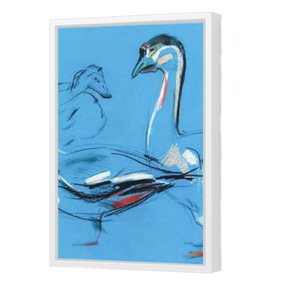 Thumbnail for Canvas - White Floating Frame