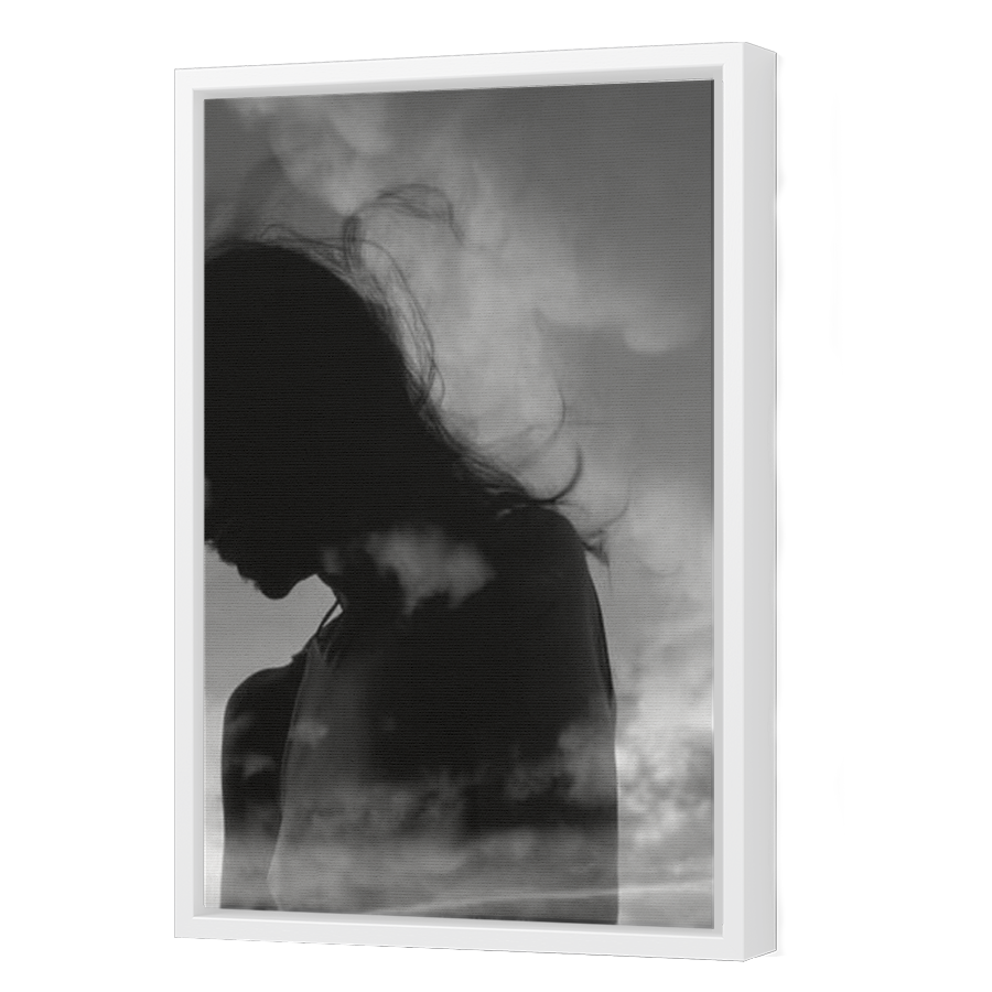 Thumbnail for Canvas - White Floating Frame