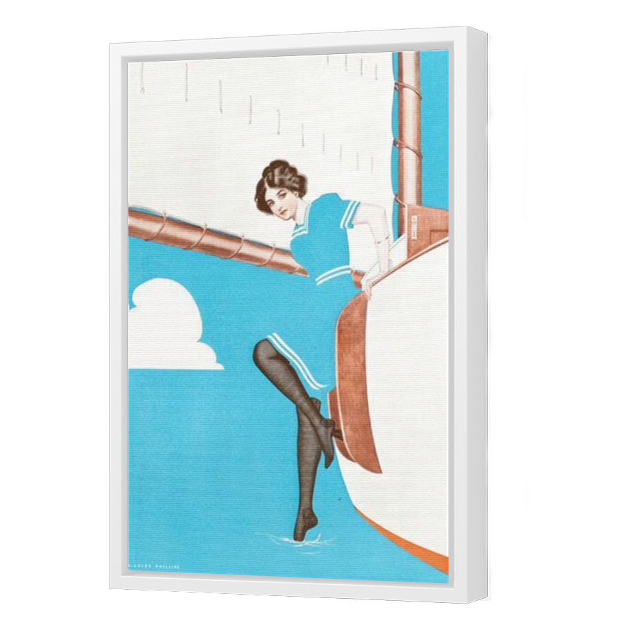 Thumbnail for Canvas - White Floating Frame