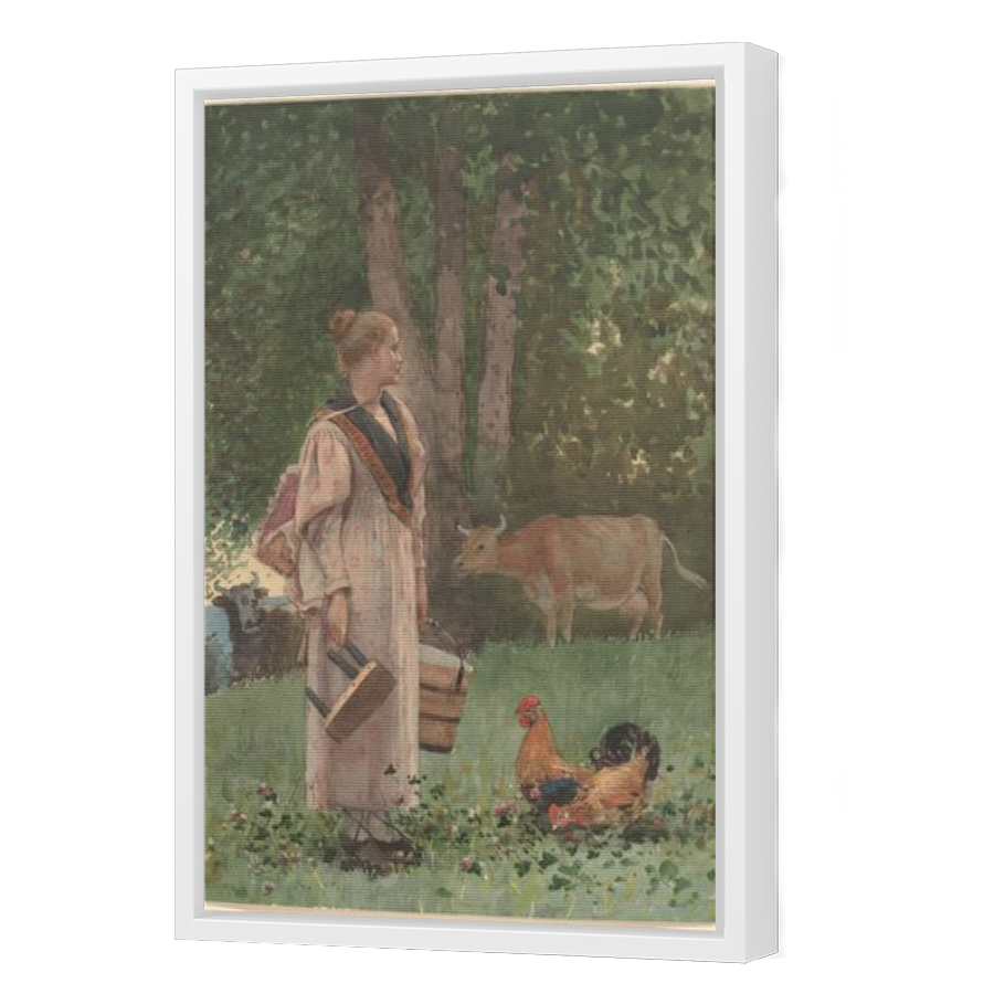 Thumbnail for Canvas - White Floating Frame