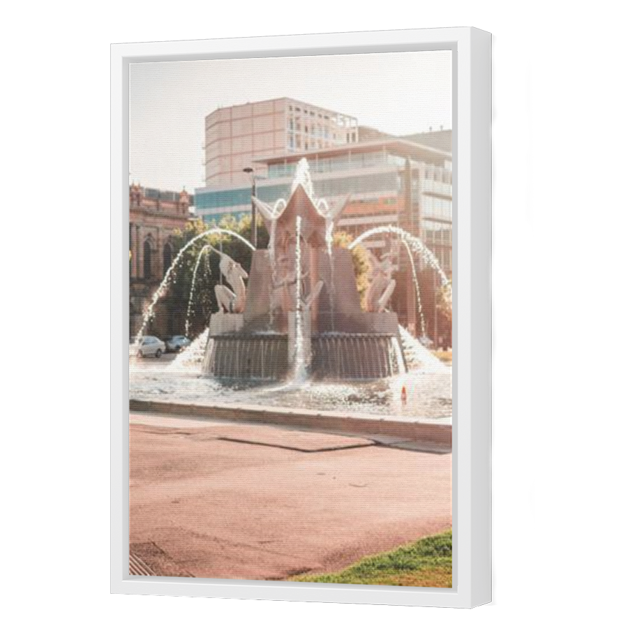 Thumbnail for Canvas - White Floating Frame