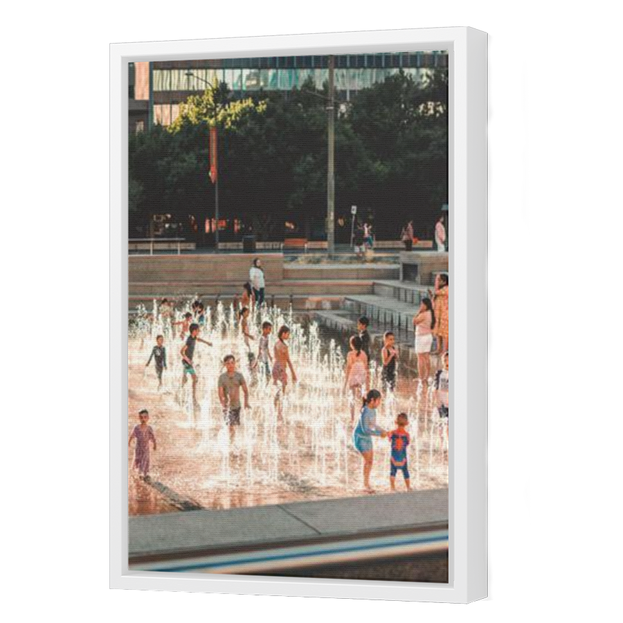 Thumbnail for Canvas - White Floating Frame