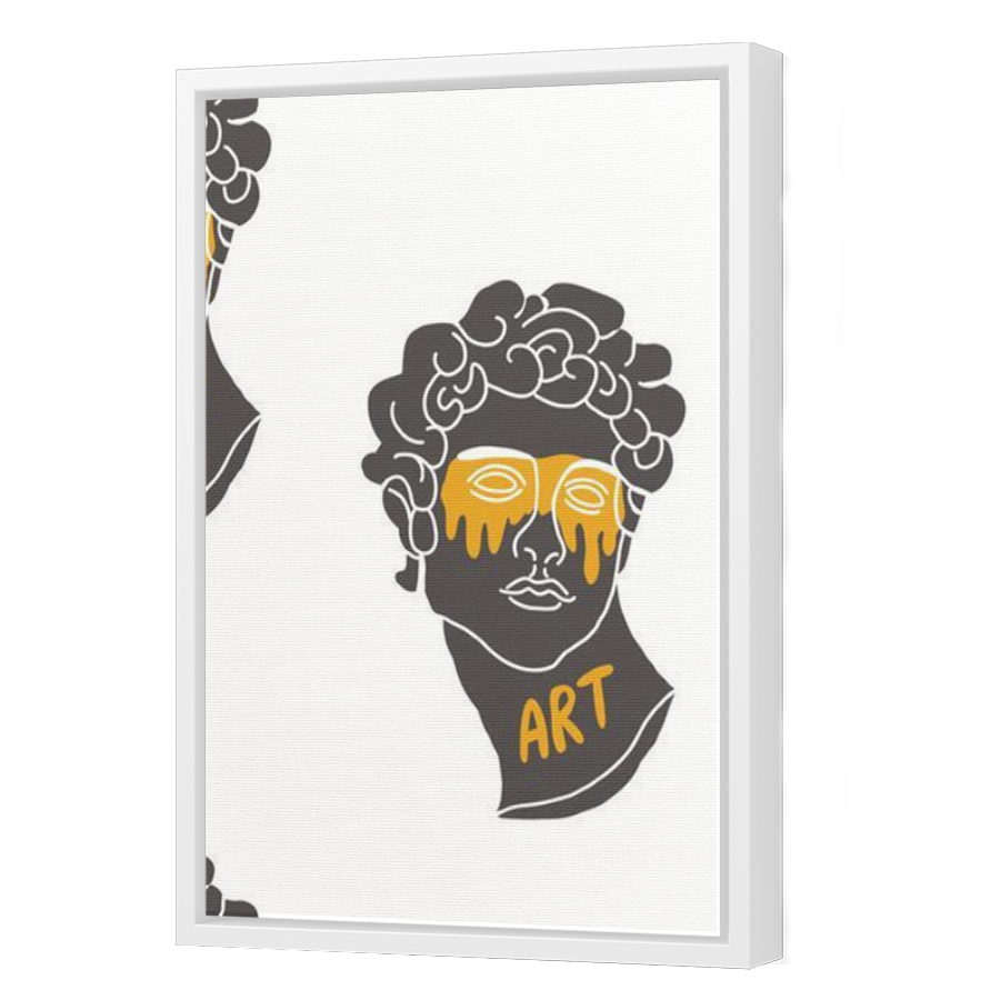 Thumbnail for Canvas - White Floating Frame