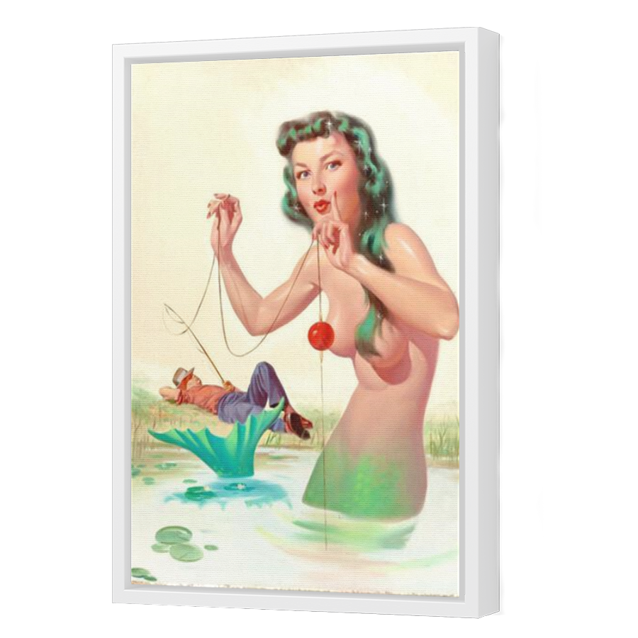 Thumbnail for Canvas - White Floating Frame
