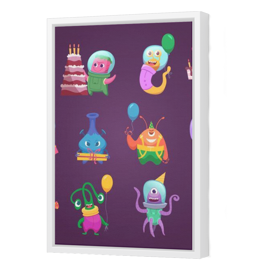 Thumbnail for Canvas - White Floating Frame