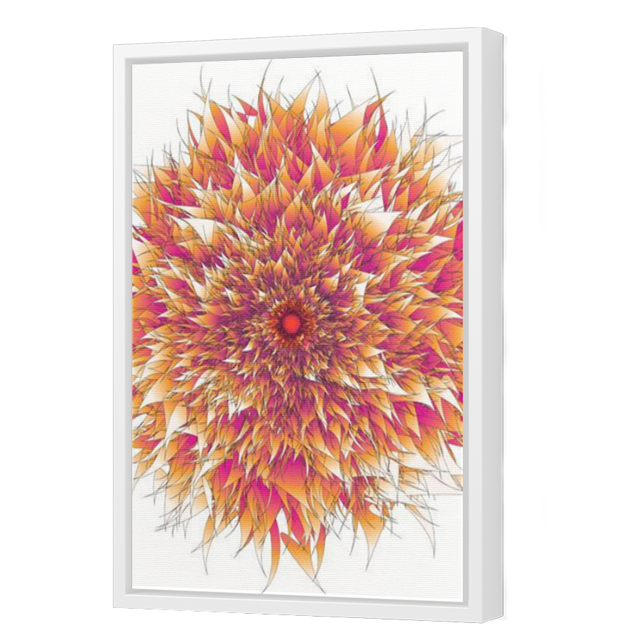 Thumbnail for Canvas - White Floating Frame