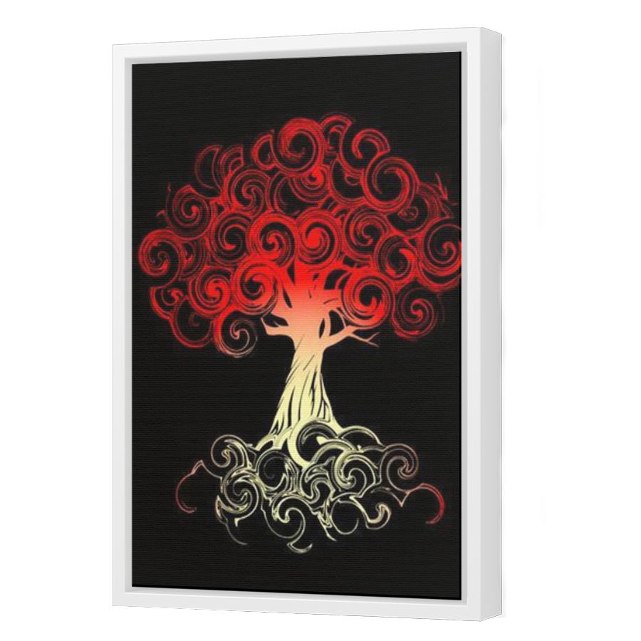 Thumbnail for Canvas - White Floating Frame