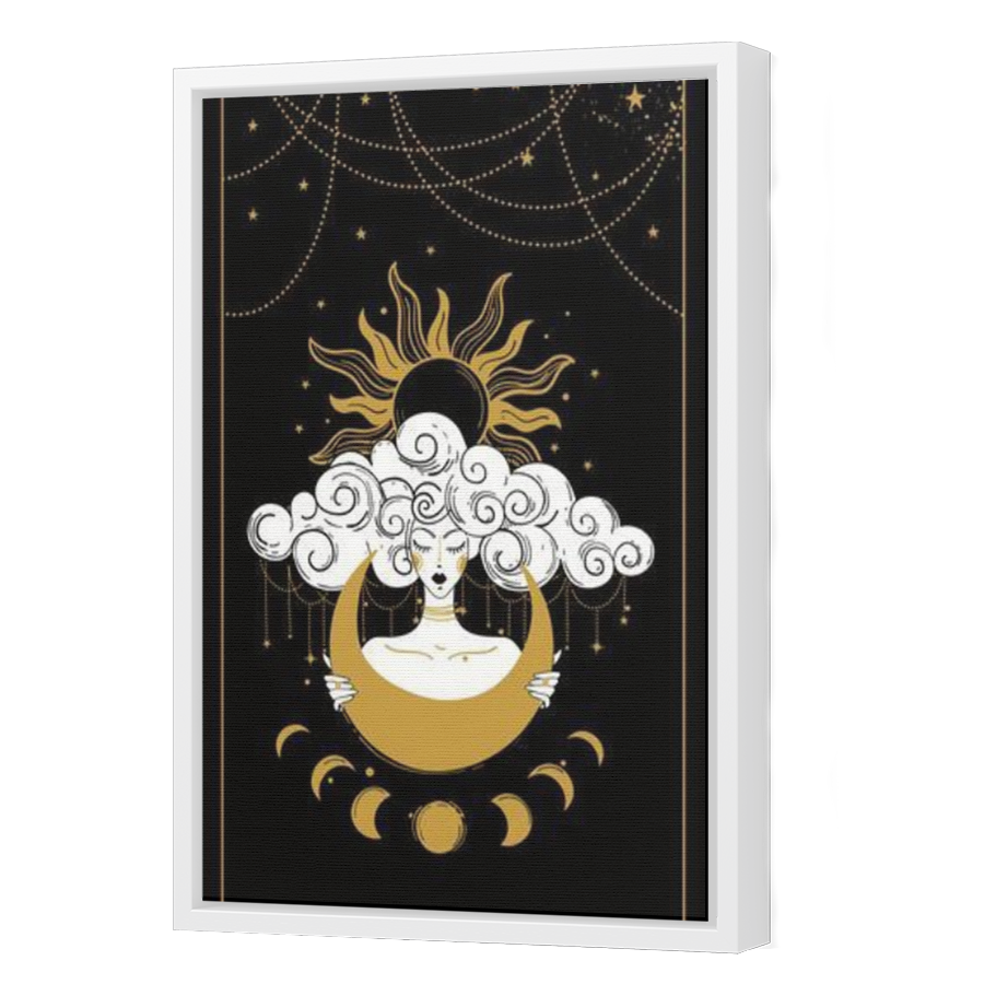 Thumbnail for Canvas - White Floating Frame