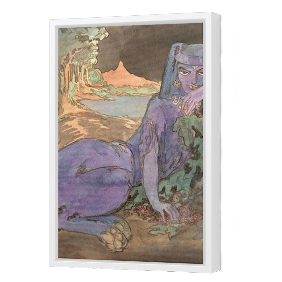 Thumbnail for Canvas - White Floating Frame