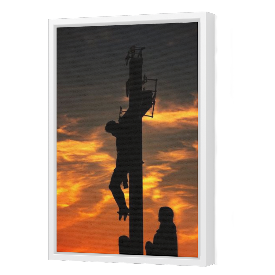 Thumbnail for Canvas - White Floating Frame