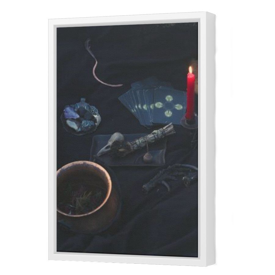 Thumbnail for Canvas - White Floating Frame