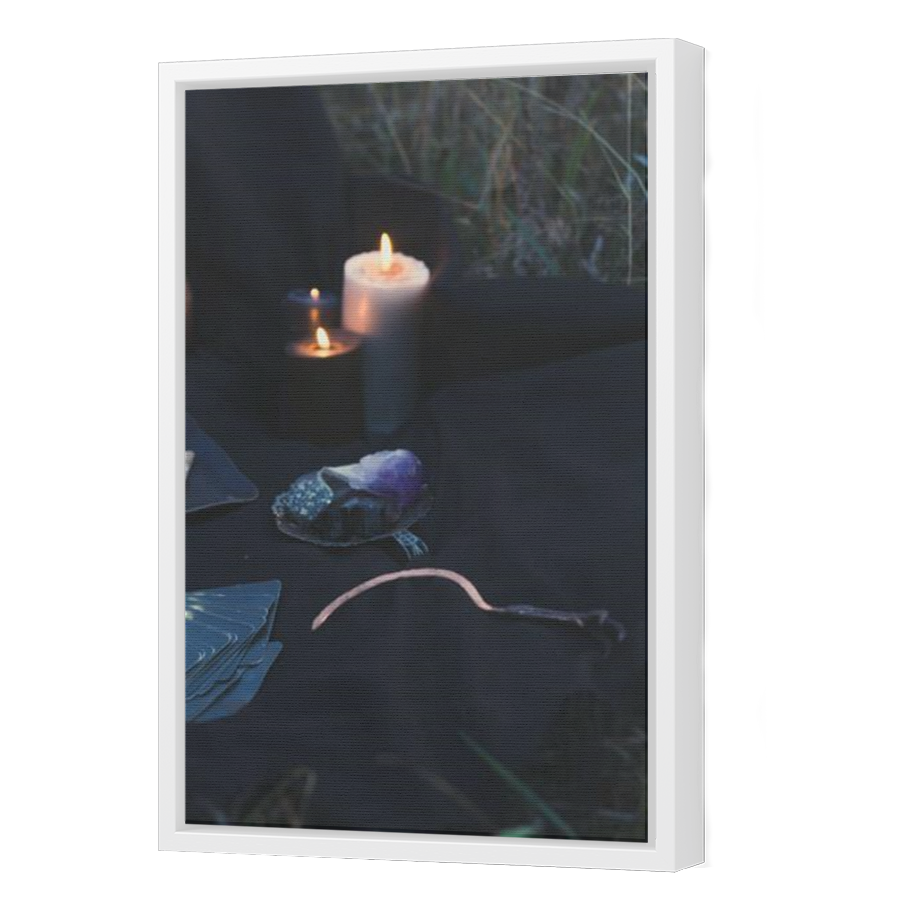 Thumbnail for Canvas - White Floating Frame