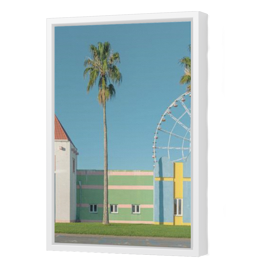 Thumbnail for Canvas - White Floating Frame