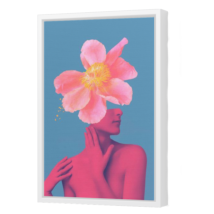 Thumbnail for Canvas - White Floating Frame