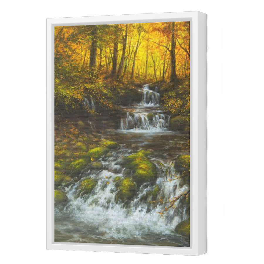 Thumbnail for Canvas - White Floating Frame
