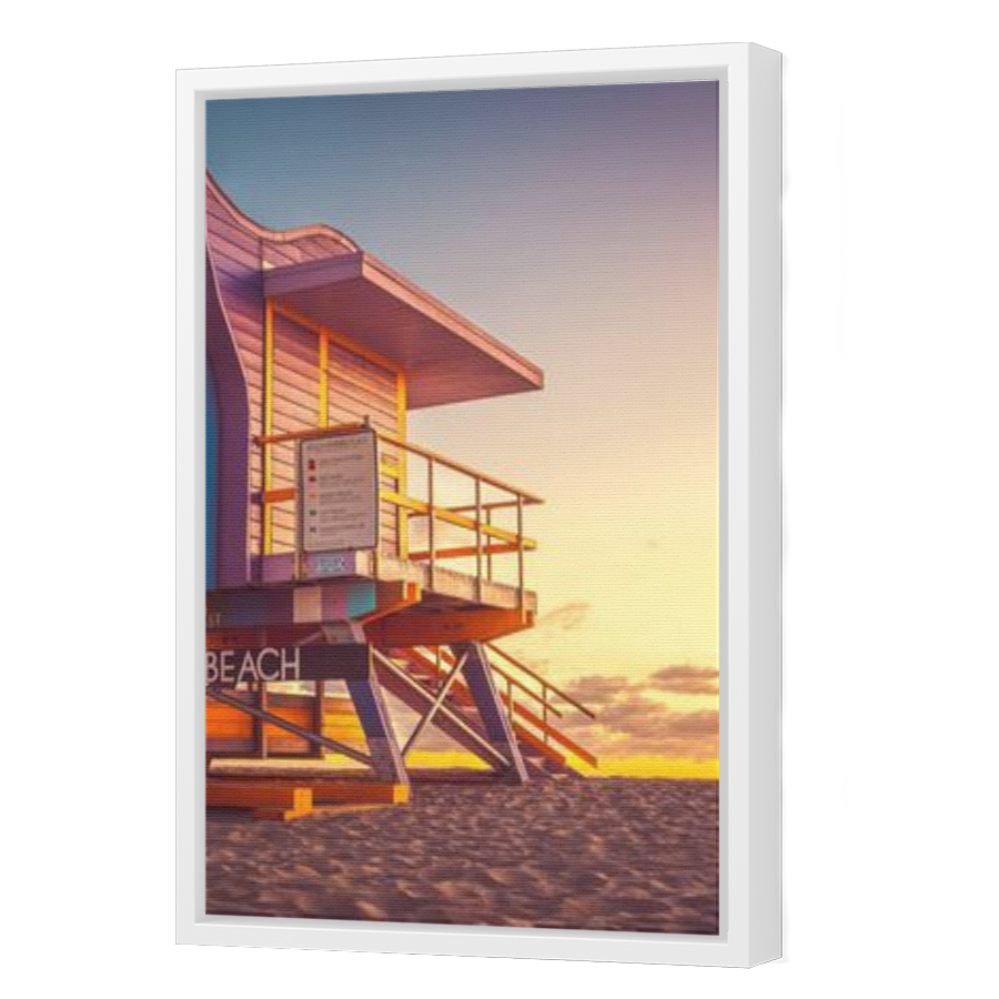 Thumbnail for Canvas - White Floating Frame