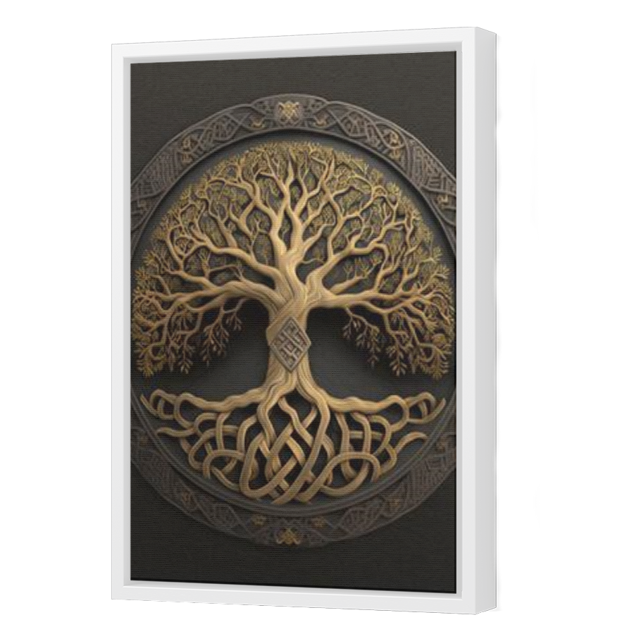 Thumbnail for Canvas - White Floating Frame