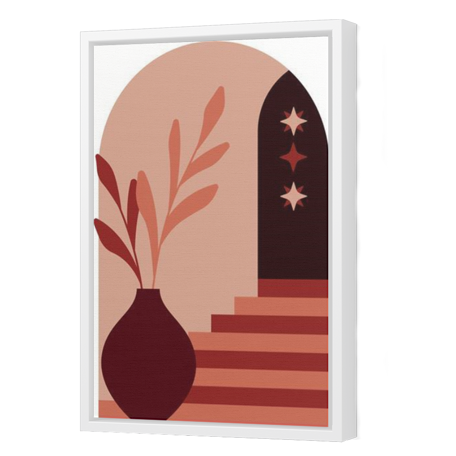 Thumbnail for Canvas - White Floating Frame