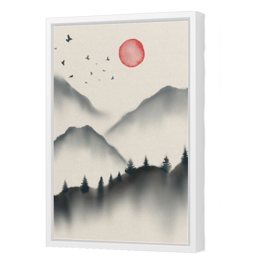 Thumbnail for Canvas - White Floating Frame