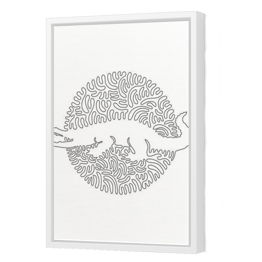 Thumbnail for Canvas - White Floating Frame