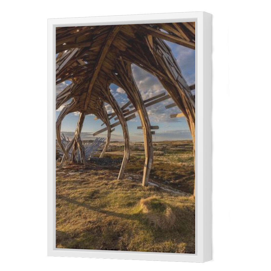 Thumbnail for Canvas - White Floating Frame