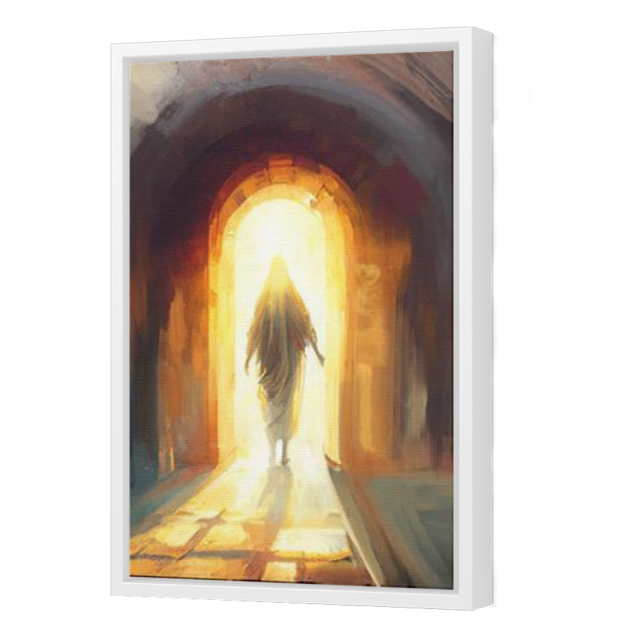 Thumbnail for Canvas - White Floating Frame