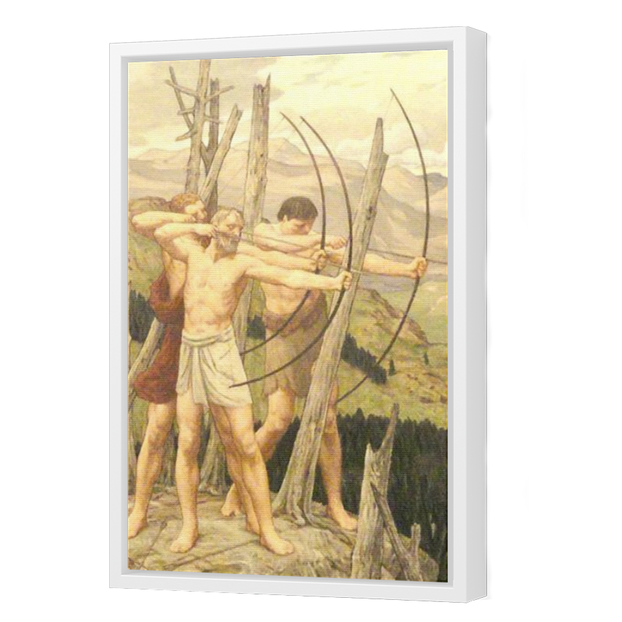 Thumbnail for Canvas - White Floating Frame