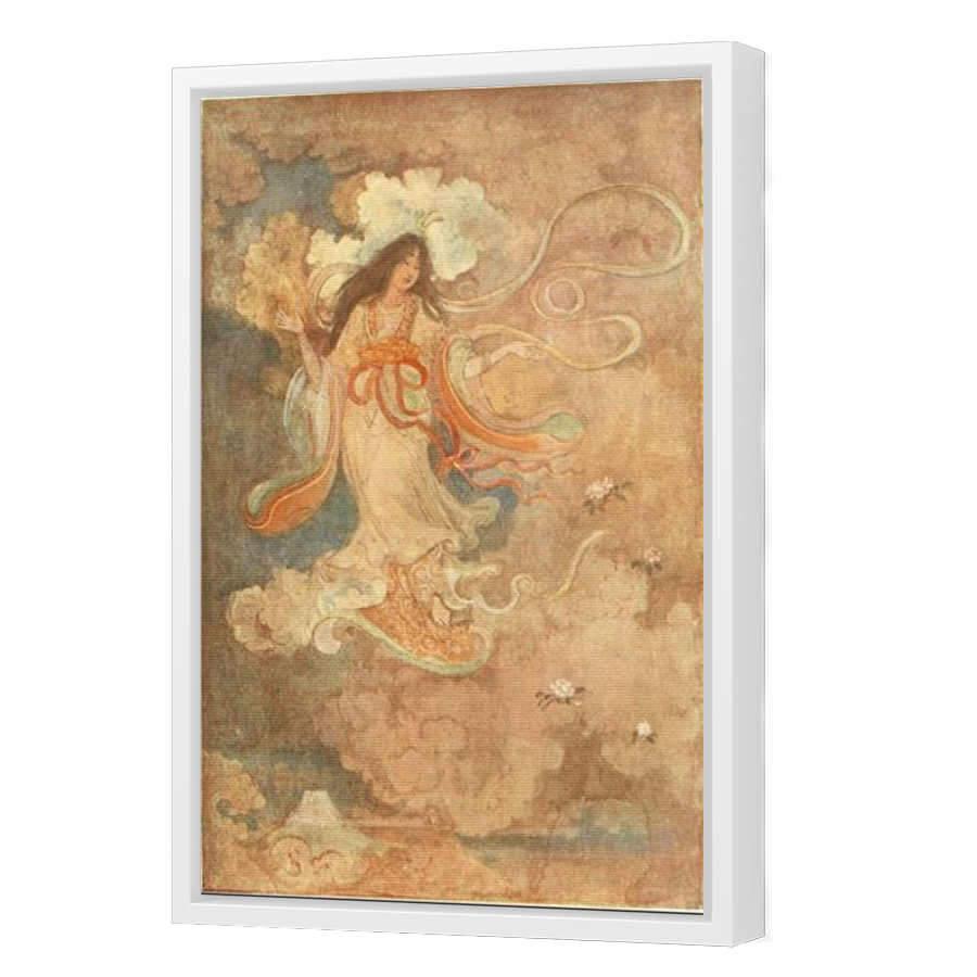 Thumbnail for Canvas - White Floating Frame
