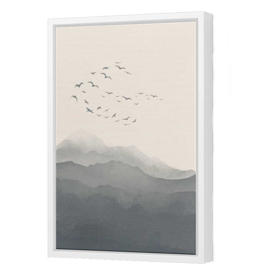 Thumbnail for Canvas - White Floating Frame