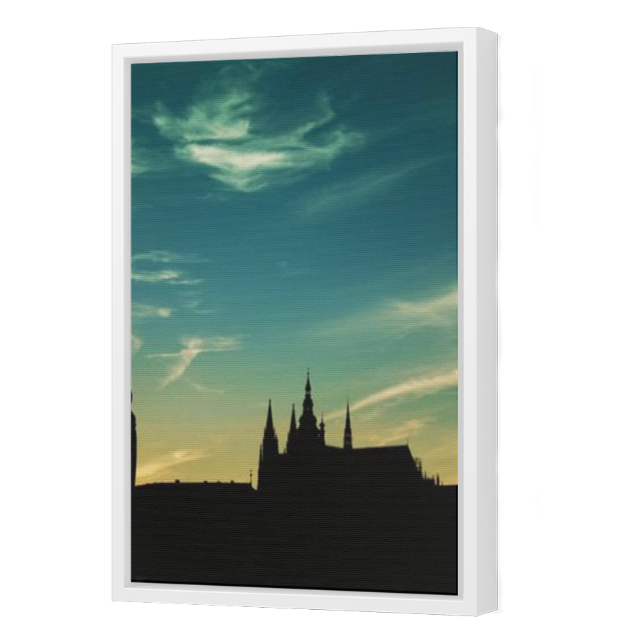 Thumbnail for Canvas - White Floating Frame