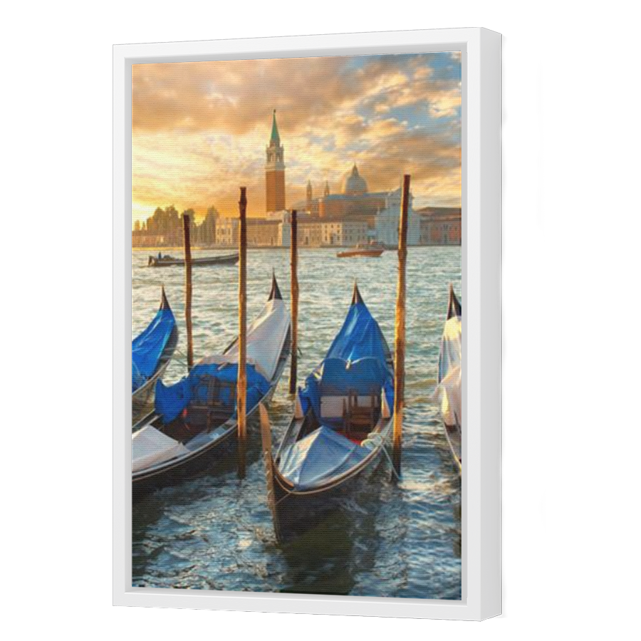 Thumbnail for Canvas - White Floating Frame